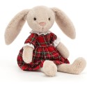 Peluche Lapin Lottie Tartan - 17 cm - Jellycat