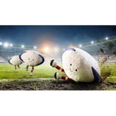 Peluche ballon de rugby Amuseable Sports - Jellycat 2