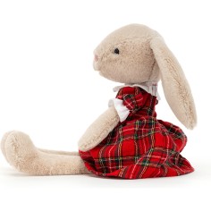 Peluche Lapin Lottie Tartan - 17 cm - Jellycat 2