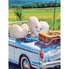 Peluche Coeur Blanc Amuseable - Jellycat 2