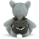 Peluche Loup et son sac à dos - Jellycat