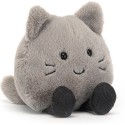 Peluche Chat Amuseabean - 10 cm - Jellycat