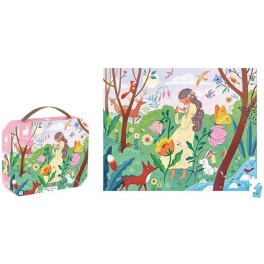 Puzzle Dame nature 200 pièces - Janod Puzzle Dame nature 200 pièces - Janod