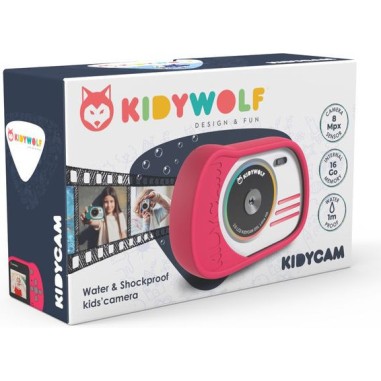 Kidycam rose appareil photo pour enfants dès 3 ans - Kidywolf Kidycam rose appareil photo pour enfants dès 3 ans - Kidywolf
