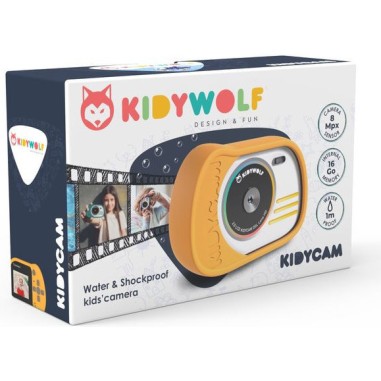 Kidycam Appareil photo étanche orange - Kidywolf Kidycam Appareil photo étanche orange - Kidywolf