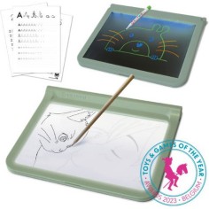 Kidydraw Pro - tablette lumineuse verte A4 transportable - Kidywolf 2