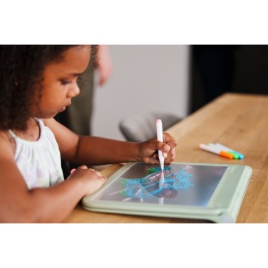 Kidydraw Pro - tablette lumineuse verte A4 transportable - Kidywolf Kidydraw Pro - tablette lumineuse verte A4 transportable - Kidywolf