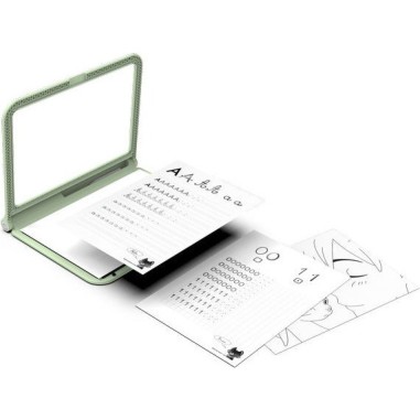 Kidydraw Pro - tablette lumineuse verte A4 transportable - Kidywolf Kidydraw Pro - tablette lumineuse verte A4 transportable - Kidywolf