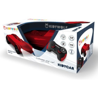 Kidycar - Voiture télécommandée rouge - Kidywolf Kidycar - Voiture télécommandée rouge - Kidywolf