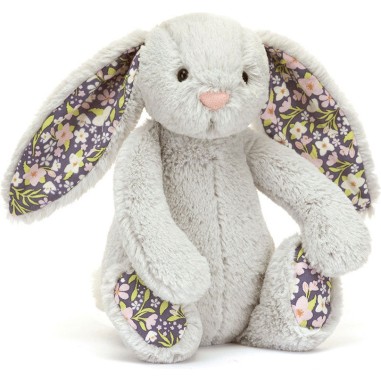 Peluche lapin Blossom Silver Bunny 'Bloom' 18cm - Jellycat