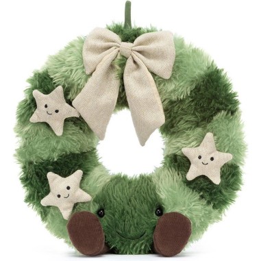 Peluche Couronne de Noël Amuseables Nordic Spruce Wreath - Jellycat
