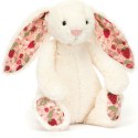 Peluche lapin Blossom Cream Bunny 'Berry' 18cm - Jellycat