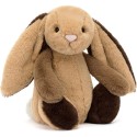 Peluche lapin Bashful Patchwork Brown Bunny - Jellycat