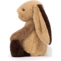 Peluche lapin Bashful Patchwork Brown Bunny - Jellycat