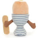 Peluche Oeuf à la coque Amuseables Eggetha Egg & Lance Soldier - Jellycat