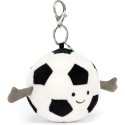 Peluche porte-clé ballon de foot - Jellycat