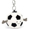 Peluche porte-clé ballon de foot - Jellycat