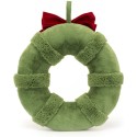 Peluche Couronne de Noël décorée Amuseable - Jellycat