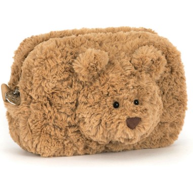 Trousse ours peluche Bartholomew Bear Pouch - Jellycat Trousse ours peluche Bartholomew Bear Pouch - Jellycat