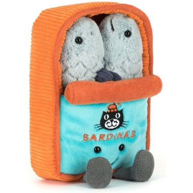 Peluche Boite de sardines Amuseables Sardine Tin - Jellycat Peluche Boite de sardines Amuseables Sardine Tin - Jellycat