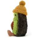 Peluche avocat bonnet jaune Mustard Amuseable - Jellycat